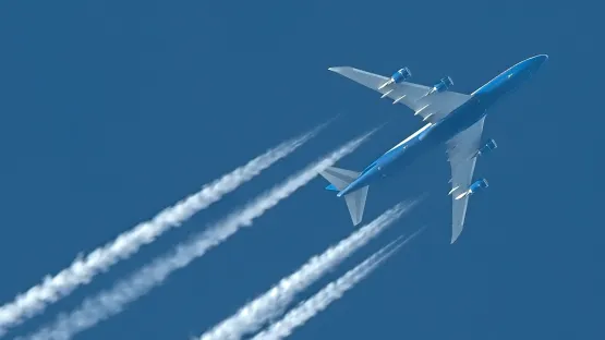 Flygplan avgas analys